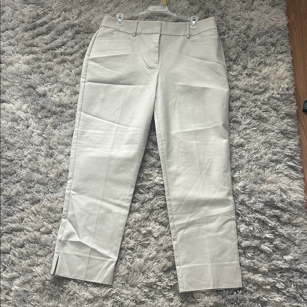 LOFT Riviera Khaki Ankle Pants in Julie Fit, NWT